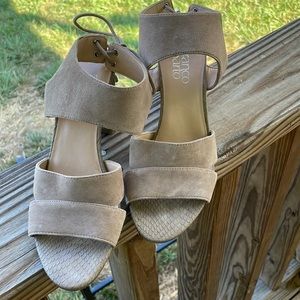 VGUC Franco Sarto Gem Heeled Sandals